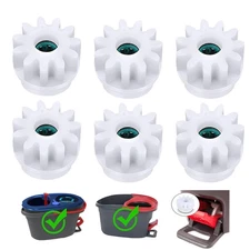 6 Pcs Spin Mop Replacement Parts Spin Mop Bucket Clutch Bearing Gear Replacement
