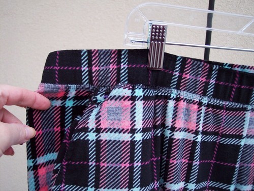 Cuddl Duds karierte Fleece Hose Lounge Übergröße 2x TASCHEN rosa schwarz COZY PJ - Bild 5 von 7