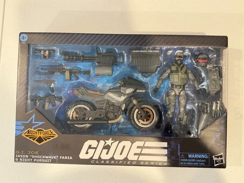 GI Joe Classified Shockwave Night Pursuit Figure Set #127 Hasbro NIB