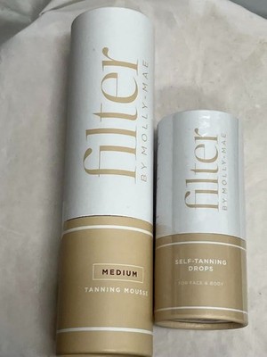 Filter by Molly-Mae Tanning Mousse & Self Tanning Drops  Medium New in Box