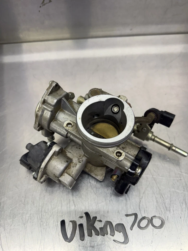 Cuerpo del acelerador Yamaha Viking 700 2014-2020 completo con sensores inyectores Tps Foto 2 de 4