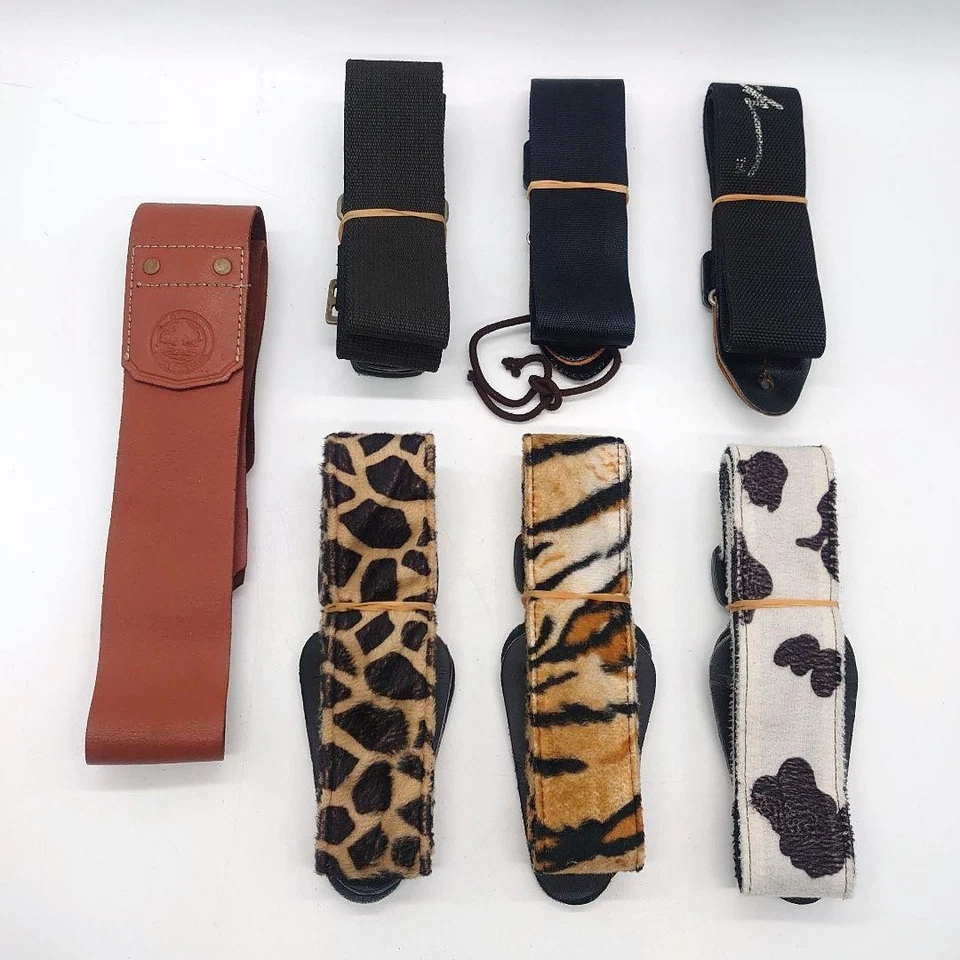 Acessórios YAMAHA guitarra baixo efetor alça conforto A01 vintage - Imagem 3 de 4