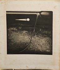 Piero Guccione, Acquaforte su carta, 1973, stampa 46x44 Cm