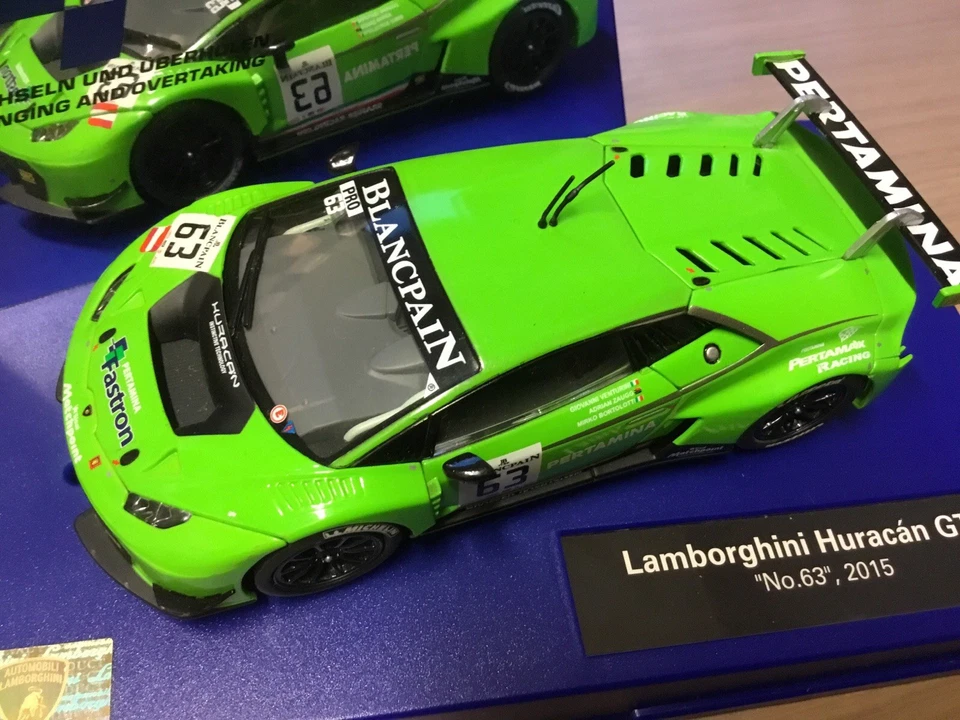 ACHTUNG Carrera Digital 132 Lamborghini Huracan GT3 #63 2015 GEBRAUCHT - Bild 4 von 4