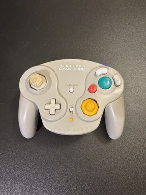 OEM Nintendo DOL004 Wireless Wavebird GameCube Gray Controller No Receiver(Read)