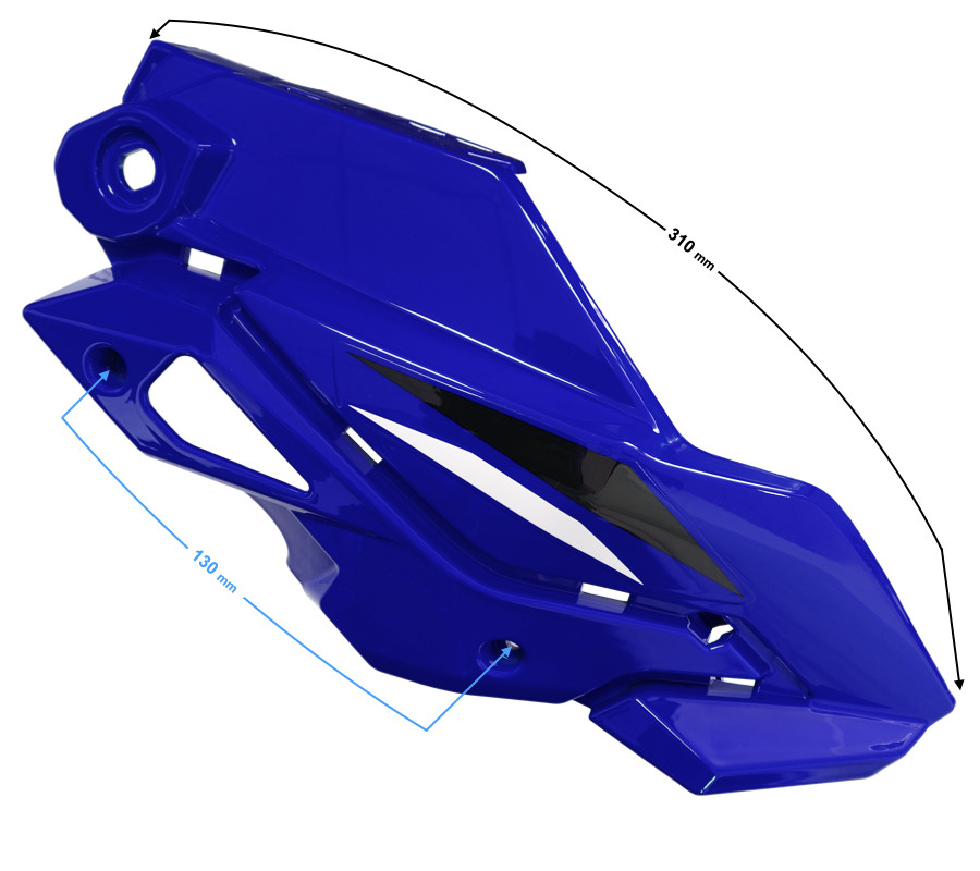 Boîtier de phare droit pièce 1 bleu GT 125 optique carrosserie scooter