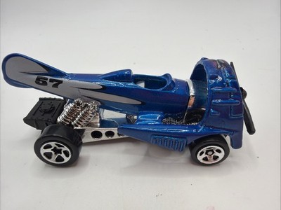 1996 HOT WHEELS 1/64 Blue Diecast Dog Fighter