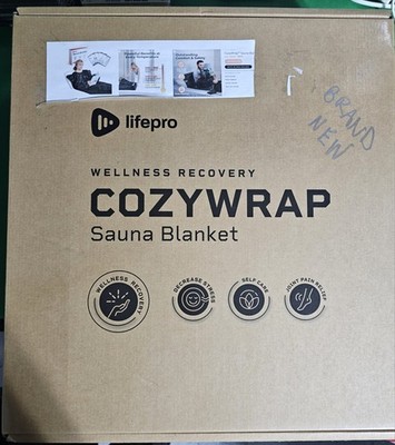 BRAND NEW Lifepro Wellnesse Recovery Cozy Wrap Sauna Blanket