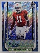 2021 Leaf Metal Paulson Adebo Blue Wave RC Auto /30 #BA-PAI Stanford Cardinal