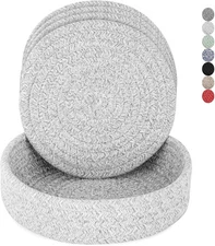 Trivets for Hot Dishes, Pots and Pans, Heat Resistant Gray 