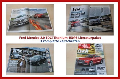 Ford Mondeo 2.0 TDCi Titanium 150PS Literaturpaket - 3 komplette Zeitschriften