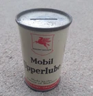 Vintage Socony Vacuum Mobil Upperlube Motor Oil Can Coin Bank