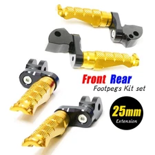 1 inch Extended Front Rear Footrests R-FIGHT For MT-09 Tracer 900 13-17 18 19 20