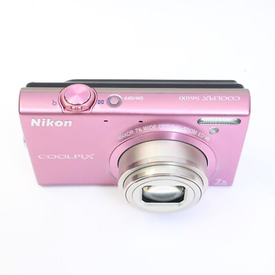 【美品】Nikon COOLPIX ピンク S6100 M36 Near Mint Nikon COOLPIX S6100 Compact Digital Camera Gloss