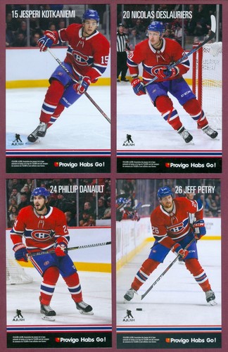1989-90 PROVIGO FIGURE 2017-18 HABS GO POSTCARD MONTREAL CANADIENS SEE LIST - Picture 52 of 81