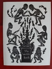 (828) Stefanie Schilling, original linocut, New Leipzig School