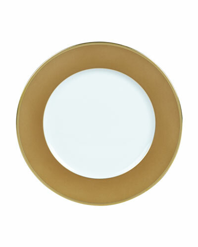 Haviland Color Block Gold 11 inch Dinner Plate P3402 - Picture 1 of 1