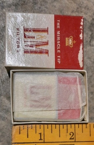 Vtg 1960s L&M FILTER CIGARETTES UNFIRED ROYALITE LIGHTER NEW IN BOX JAPAN NOS  - Picture 6 of 10