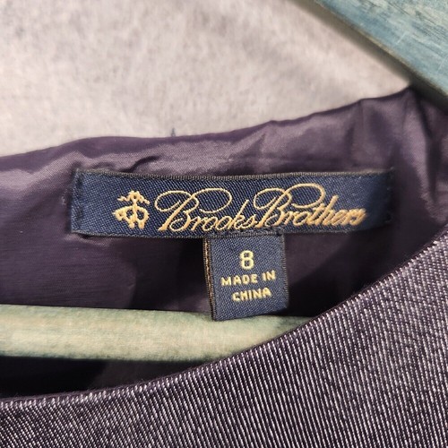 Brooks Brothers Shift Dress Womens 8 Cap Sleeve Lined Quality - Picture 2 of 8