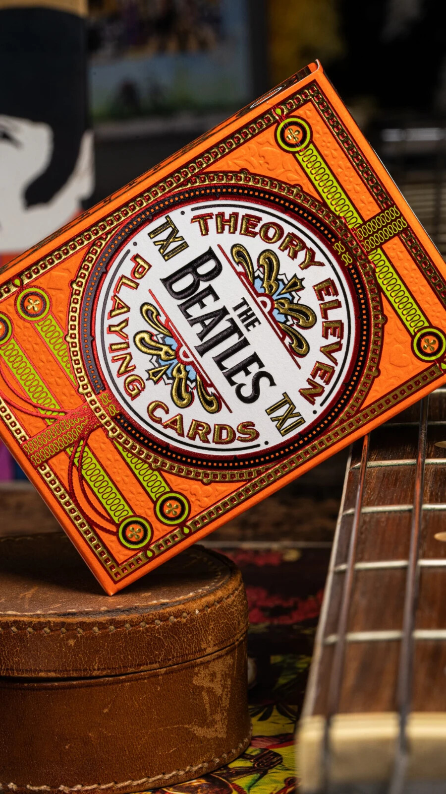 The Beatles Playing Cards Orange New Deck