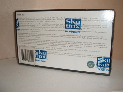 SKY BOX DC VILLIANS THE DARK JUDGMENT TRADING CARDS FACTORY SEALED BOX RARE - Picture 2 of 4