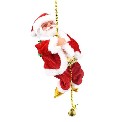 Santa Claus Climbing Beads Battery Operated Electric Climb Up and Down Climbing