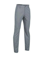 Boys Under Armour Stretch Matchplay Golf Trousers, Grey, NEW