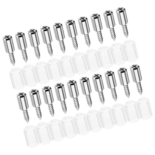 20 PCS Screw Shelf Holder Bookshelf Pegs for Shelves Cabinet Pins - Picture 3 of 12