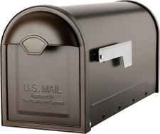 JUMBO POST MOUNT MAILBOX Galvanized Steel Ext...