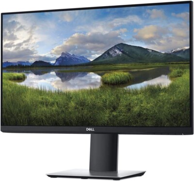 Dell P2419H Monitor Backlit Full HD HDMI VGA & DP Port W/Stand-SEE PICTURES