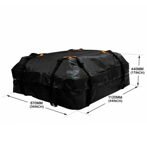 Auto 425L Dachbox Faltbare Dachkoffer Aufbewahrungsbox Wasserdicht Dachtasche DE - Bild 7 von 12