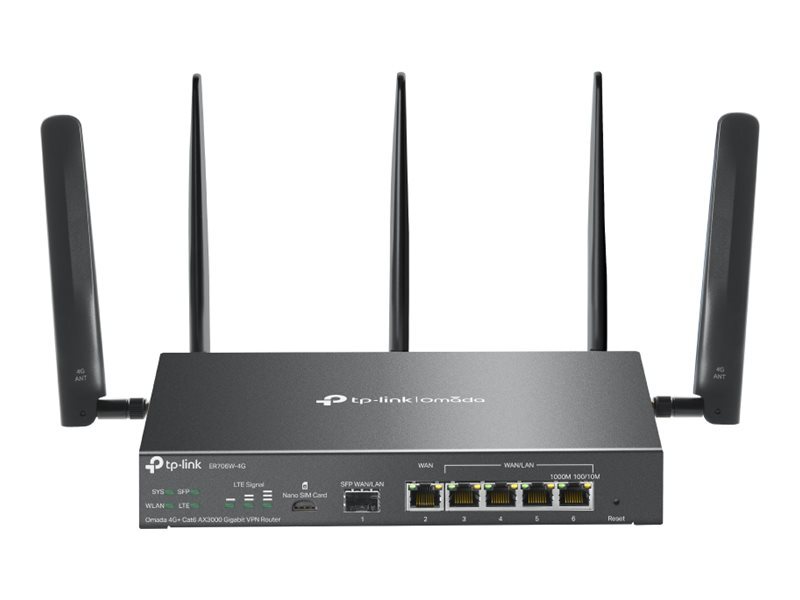 TP-LINK Omada VPN Router with 10G Ports Router ER706W-4G