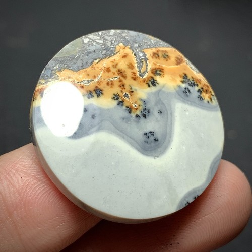 Maligano Jasper Cabochon 27x27x5mm High Quality 34.5 ct - Picture 3 of 6