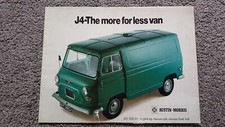 AUSTIN MORRIS J4 VAN SALES BROCHURE 1970