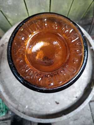 bernstein glas lysol flasche shulke & mayr hamburg