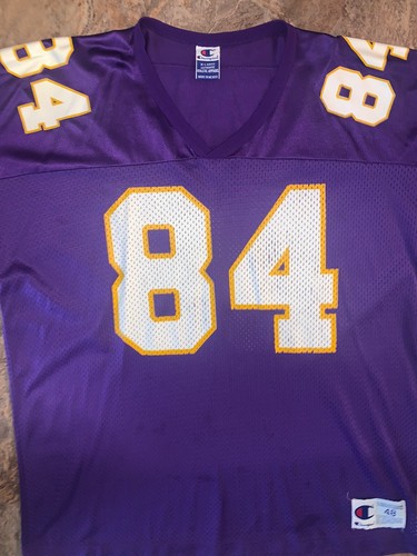 Rare Vtg Minnesota Vikings #84 Randy Moss NFL Champion Jersey 48 Shorts Set XL - Picture 4 of 12