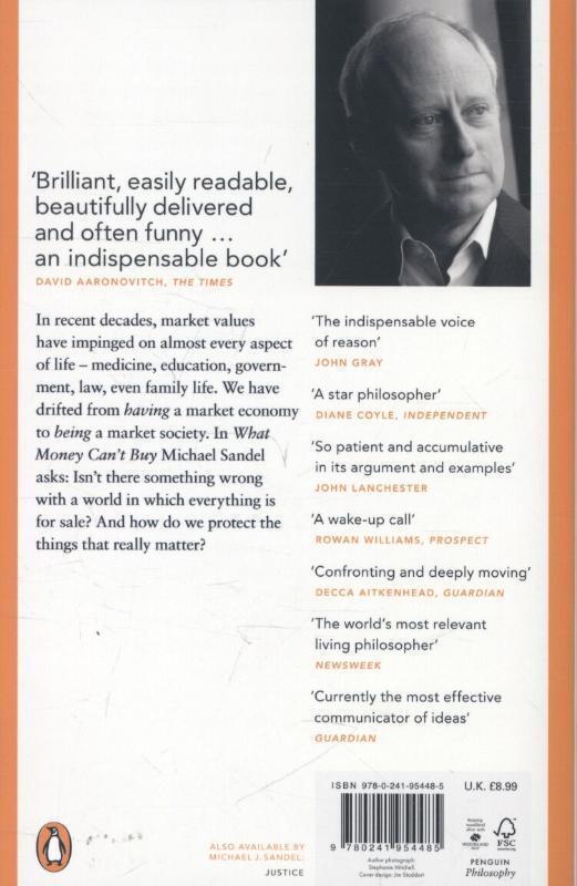 Thumbnail - What Money Can't Buy The Moral Limits Of Markets Michael J. Sandel