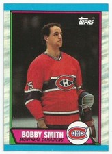 BOBBY SMITH 1989-90 TOPPS CARD NM-MT+ CONDITION MONTREAL CANADIENS