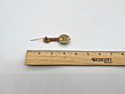 Vintage Gold and Silver Wrapped Wire Tone Brooch Pin! - Picture 2 of 4