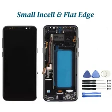 For Samsung Galaxy S8 Plus G955U/W/B LCD Touch Screen Digitizer Display Frame
