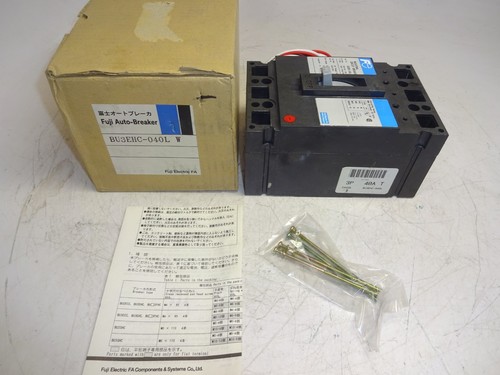 Fuji Electric Bu3ehc-040l Circuit Breaker 40amp 600v 3pole - Picture 9 of 10
