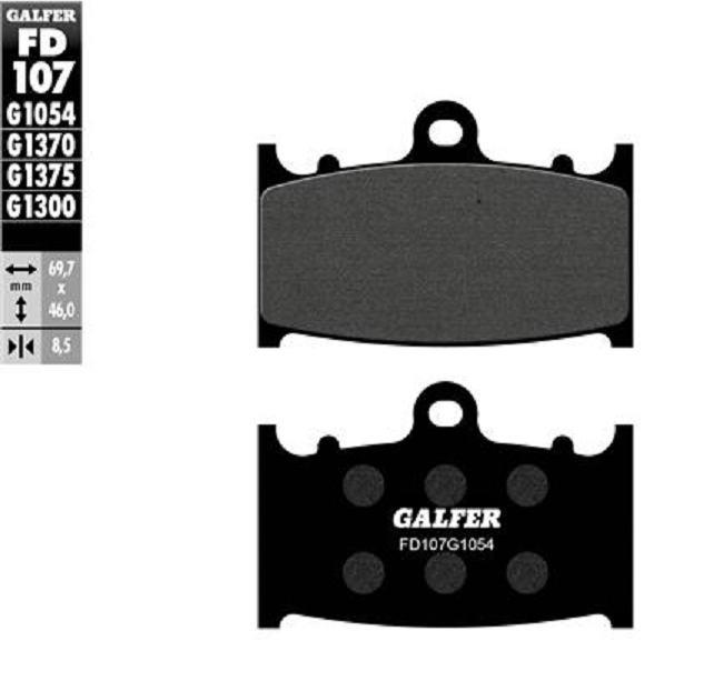 Galfer Brake Pads for KAWASAKI ZX1100 600 ZX-6R ZX-9R | eBay