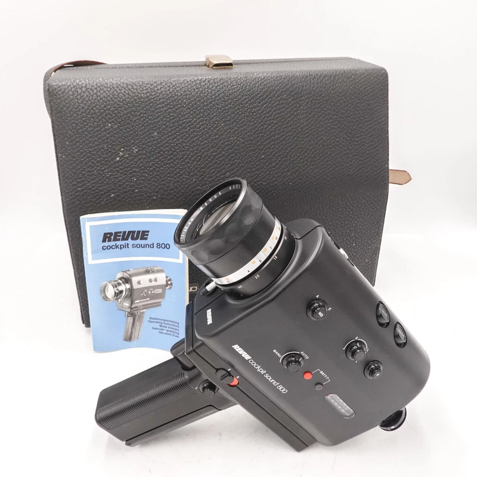Revue Cockpit 800 Super 8 Filmkamera - voll funktionsfähig #S8-5888 - Bild 2 von 4