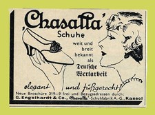 Kassel Chasatta-Schuh (576) Printwerbung 5,1 x 7,2 cm