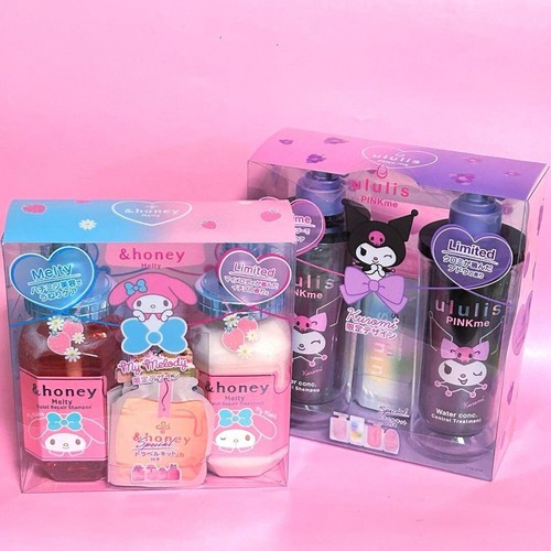Limited quantity Kuromi Ulris Pink Me Sanrio Shampoo Treatment Grape scent japan - Picture 4 of 6
