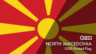NEW G128 Macedonia Flag 3-Pack 3x5 FT, Macedonian Printed 150D