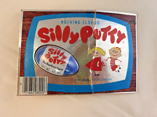 Vintage Silly Putty in Original Packaging Binney & Smith - Likely 1980s