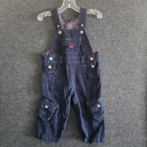 Jojo Maman Bebe Set of 2 Pretty Cord Girls Overalls Dungarees Size 12-18 Months - Picture 3 of 9