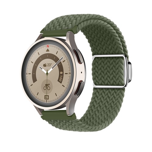 Braided Sport Magnic Nylon Strap For Samsung Galaxy Active 2 Watch 4 5 - Picture 26 of 31