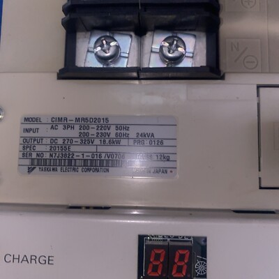安川VS-656 MR5 200V INVERTER CIMR-MR5D2015 YASKAWA INVERTER VS-656 MR5 CIMR-MR5D20 15 Used Tested | eBay